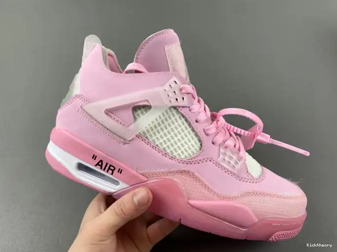 Kick Theory PINK X OFF-WHITE 4 JORDAN 0509